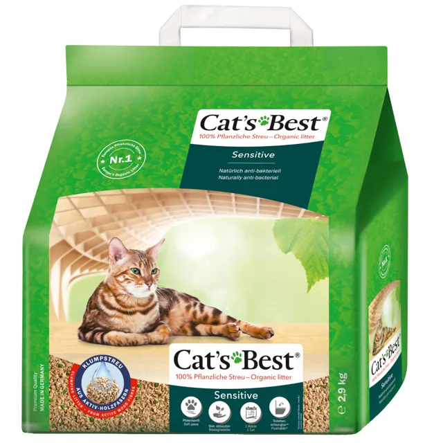 Cat's Best Sensitive - Výhodné balení 2 x 20 l (7,2 kg)