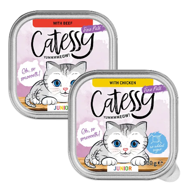 Catessy Junior-Paté Mix - 16 ks (16 x 100 g)