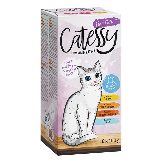 Catessy mističky - jemná paštika - 16 x 100 g
