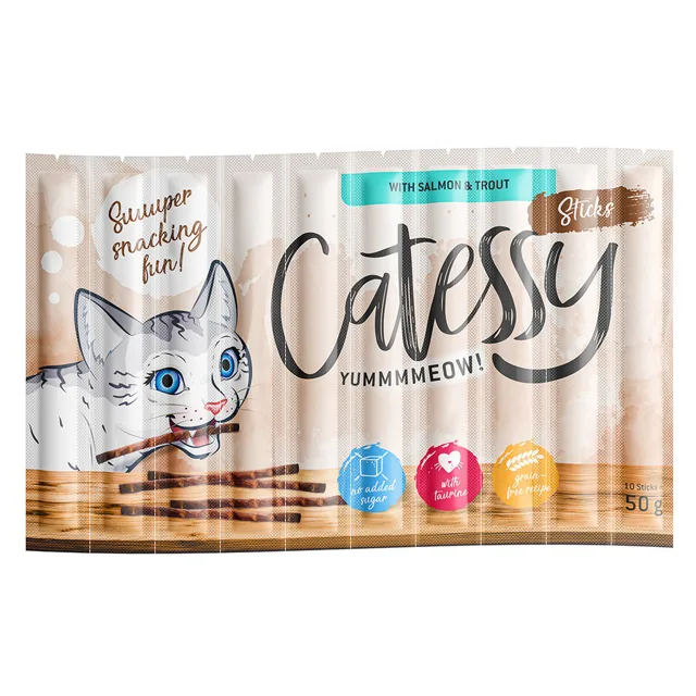 Catessy Sticks výhodné balení 150 x 5 g - Drůbeží & játra