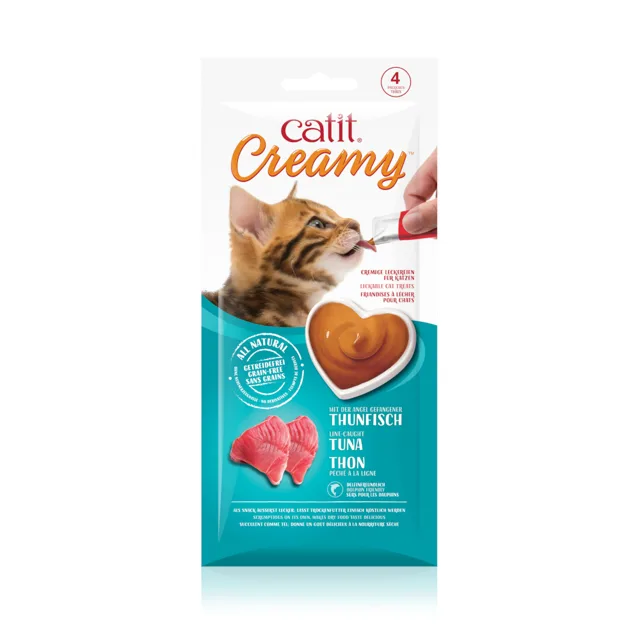 Catit Creamy 4 x 10 g - tuňák
