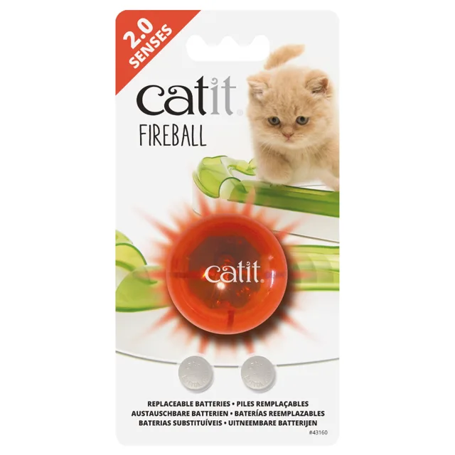 Catit Design Senses Speed Circuit koulodráha - 1 ks svítící míček Catit Senses 2.0 Fireball