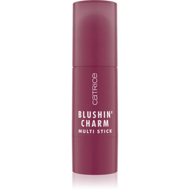 Catrice Blushin' Charm Multi Stick tvářenka s rozjasňovačem v tyčince odstín 030 Ruby Darling 5.5 g