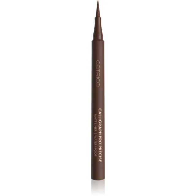 Catrice Calligraph Pro Precise Matt Liner linka na oči ve fixu voděodolná odstín 020 Espresso Brown 1 ml