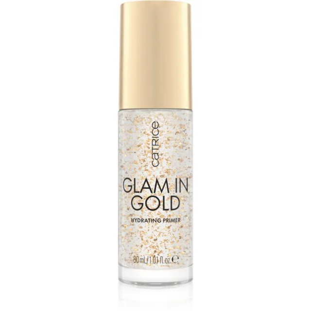 Catrice Glam In Gold Hydrating Primer hydratační podkladová báze pod make-up s 24karátovým zlatem odstín 010 Oh My Goldness 30 ml