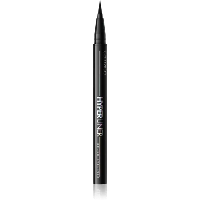 Catrice Hyper Liner Brush Eyeliner tekuté linky na oči s matným finišem odstín 010 Classic Black 0.52 ml
