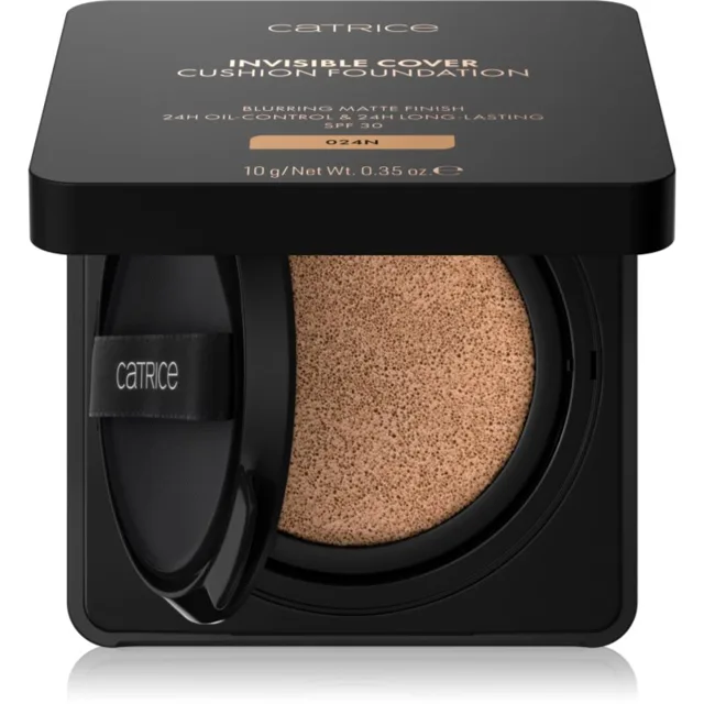 Catrice Invisible Cover Cushion Foundation matující make-up v houbičce SPF 30 odstín C042C 10 g