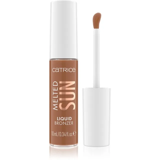 Catrice Melted Sun tekutý bronzer s matným efektem odstín 025 Beach Please 10 ml