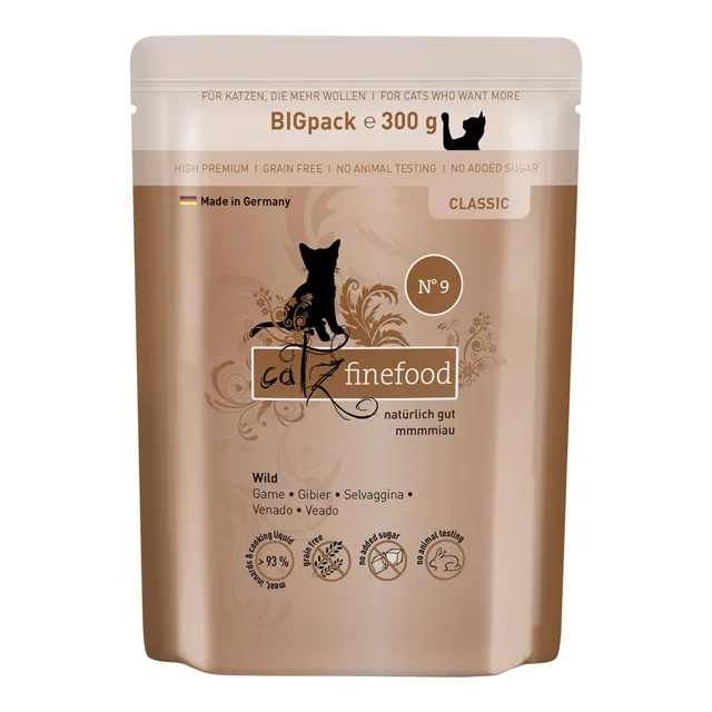 catz finefood 6 × 300 g - zvěřina