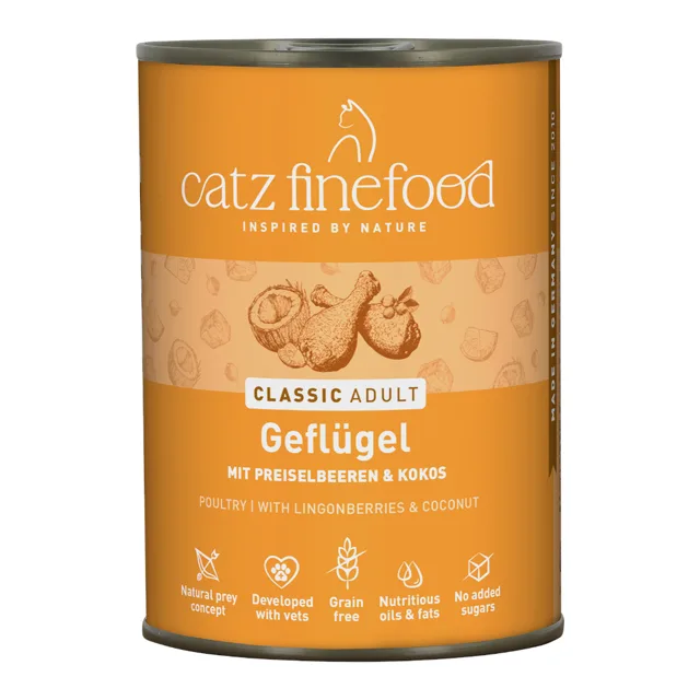 catz finefood 6 x 400 g - drůbež