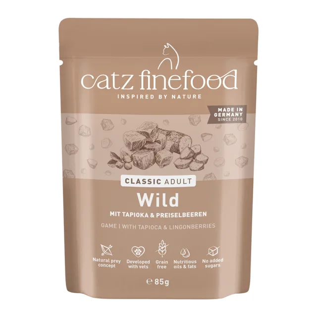 catz finefood 8 x 85 g - zvěřina
