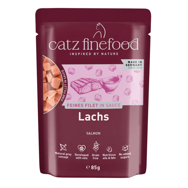 catz finefood jemné filety 16 x 85 g - losos