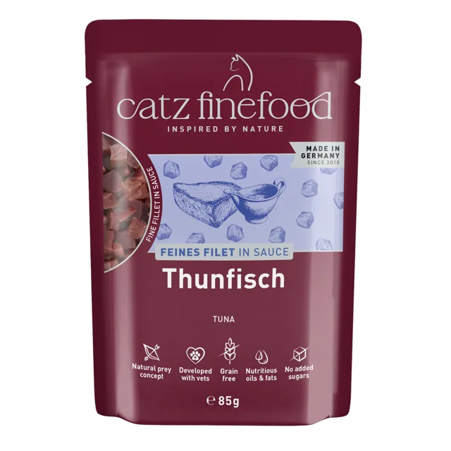 catz finefood jemné filety 16 x 85 g - tuňák
