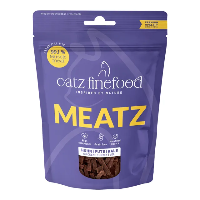catz finefood Meatz míchané balení - Výhodné balení: 3 x Essential Mix (3 x 45 g)