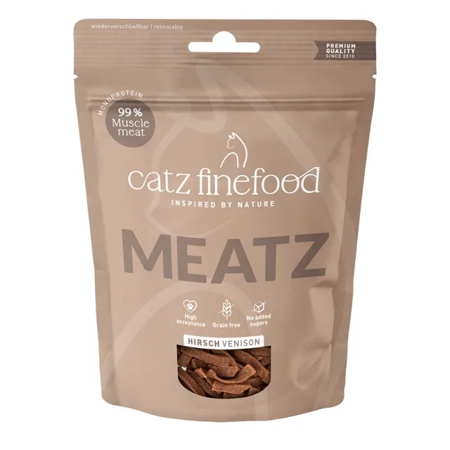 catz finefood Meatz - Výhodné balení 2 x jelení 45 g