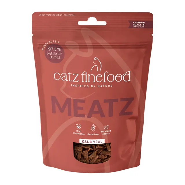 catz finefood Meatz - Výhodné balení 2 x telecí 45 g