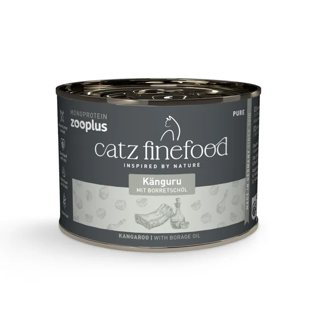 catz finefood Monoprotein zooplus 24 x 200 g - klokaní