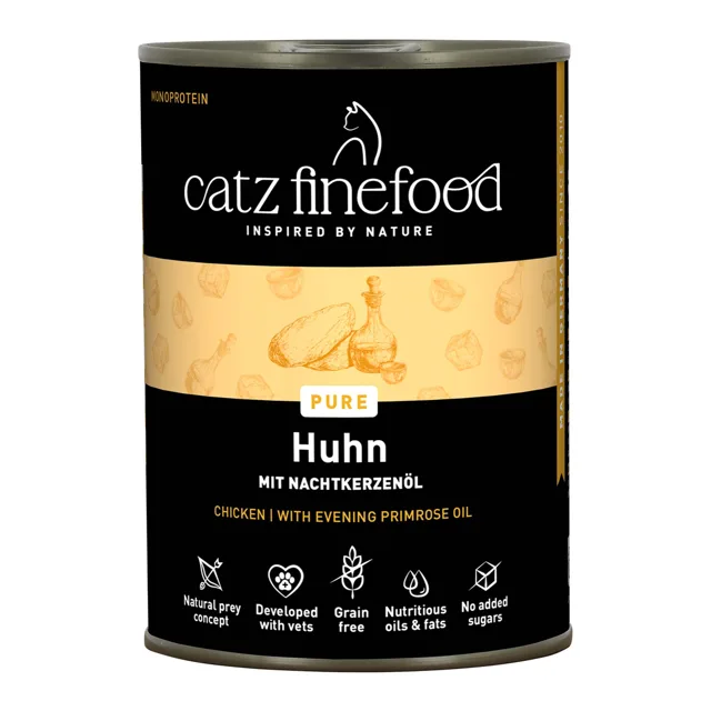 catz finefood Pure konzerva 6 x 400 g - Kuře