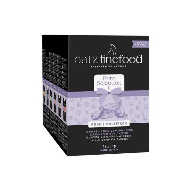 catz finefood Pure Pouch mix 12 x 85 g - Pure Collection II 12 x 80/85 g