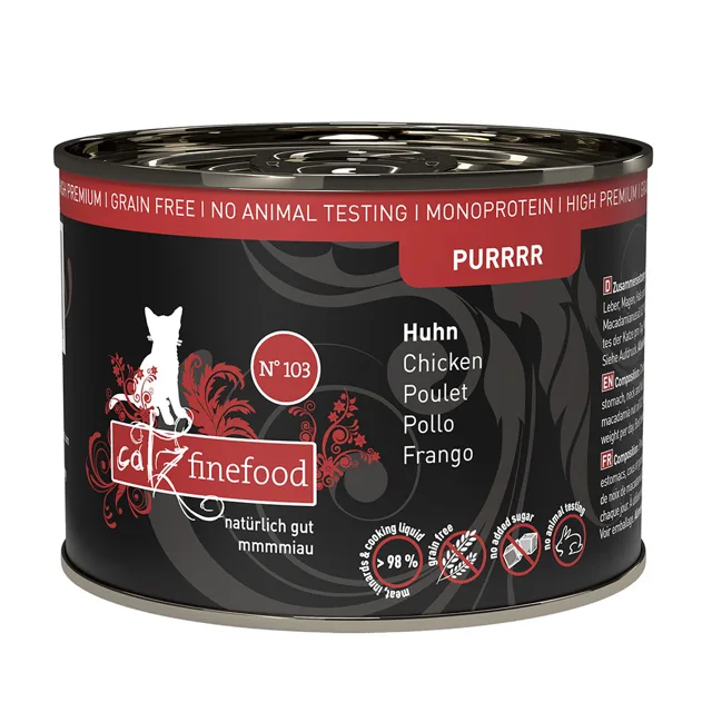 catz finefood Purrrr konzerva 6 x 200 g - mix II (6 druhů - 6 x 200/190 g)