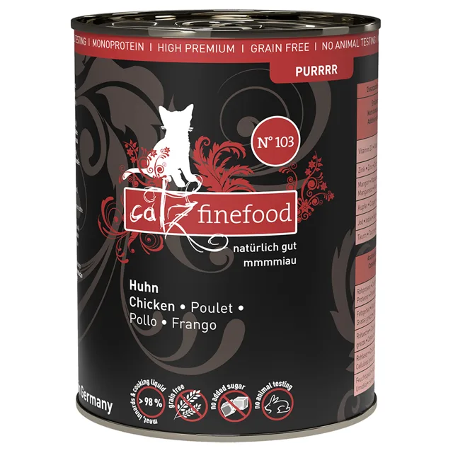 catz finefood Purrrr konzerva 6 x 400 g - mix I (6 druhů)
