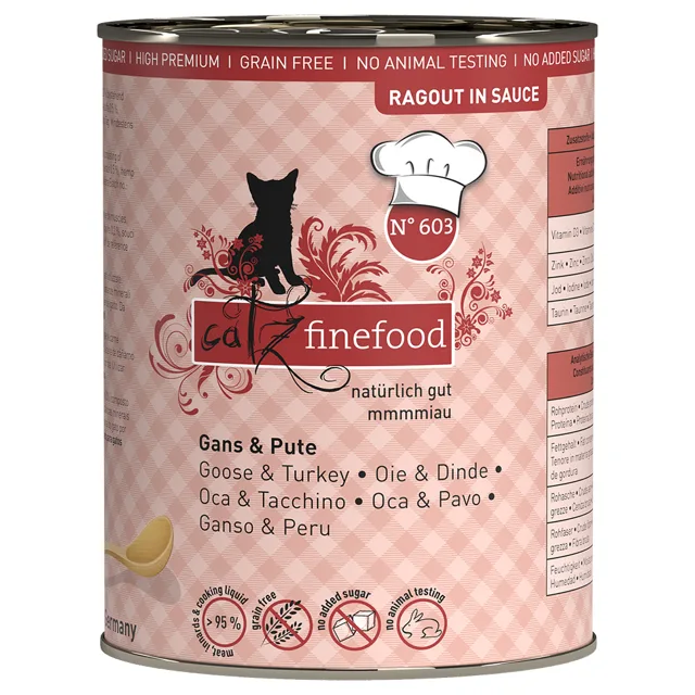 catz finefood Ragout 6 × 380 g - no.607 kachna a klokan