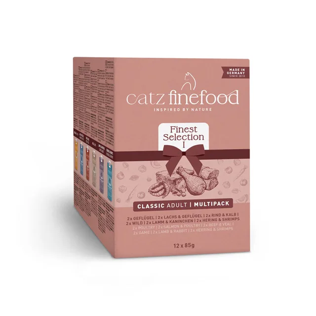 catz finefood zkušební balení 12 x 85 g - míchané balení 2 (6 druhů)