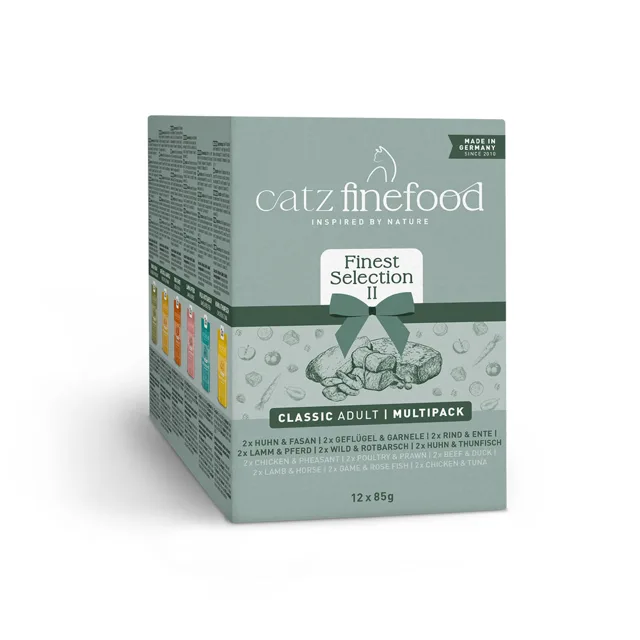 catz finefood zkušební balení 60 x 85 g - míchané balení 2 (6 druhů)