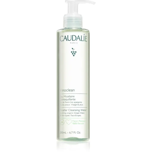 Caudalie Vinoclean micelární čisticí voda na obličej a oči 200 ml