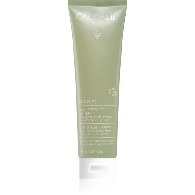 Caudalie Vinopure Purifying Gel Cleanser hluboce čisticí gel pro mastnou a problematickou pleť 150 ml