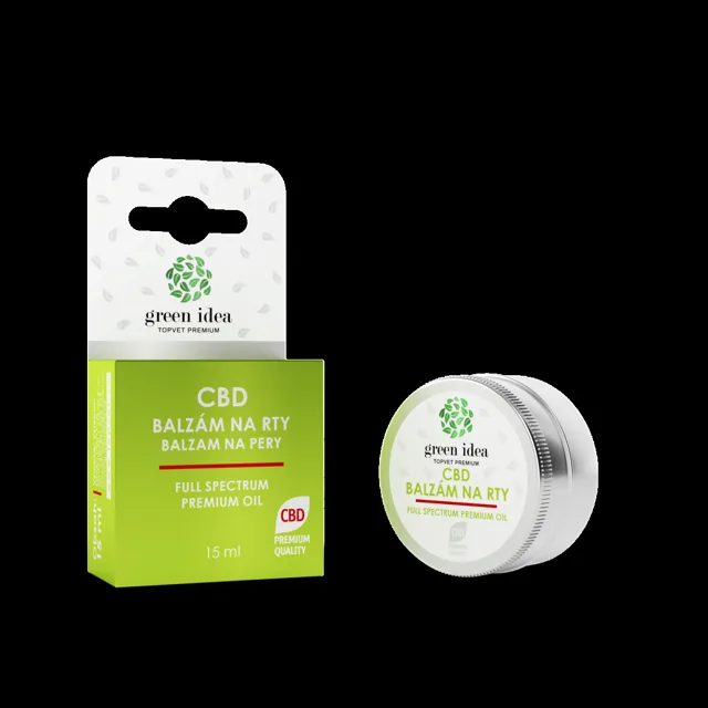 CBD balzám na rty 15 ml - Green idea
