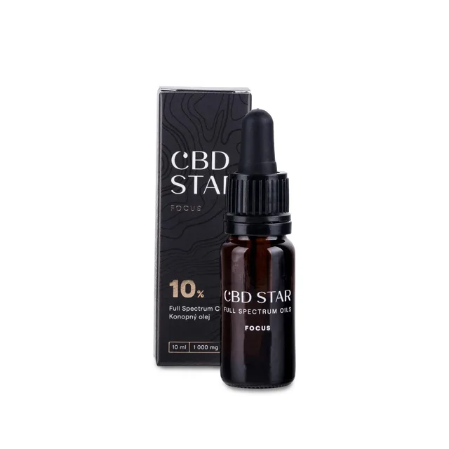 CBD Star CBD Star “FOCUS” OLEJ – 10% CBD, 10ml