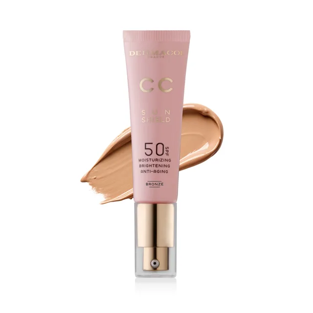 CC SUN shield SPF 50 BRONZE Dermacol - Oficiální e-shop Dermacol