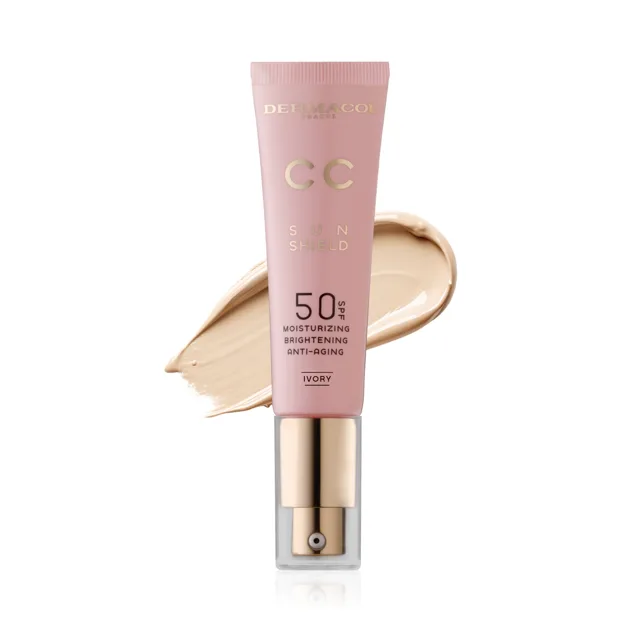 CC SUN shield SPF 50 IVORY Dermacol - Oficiální e-shop Dermacol