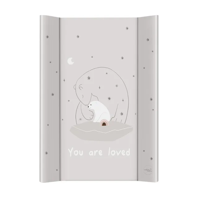 Ceba BABY Podložka přebalovací 2-hranná s pevnou deskou (50x70) Basic Polar Bears
