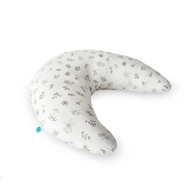 Ceba BABY Polštář kojicí HUGGY (150x60x37) Basic Mušelín Small Twigs