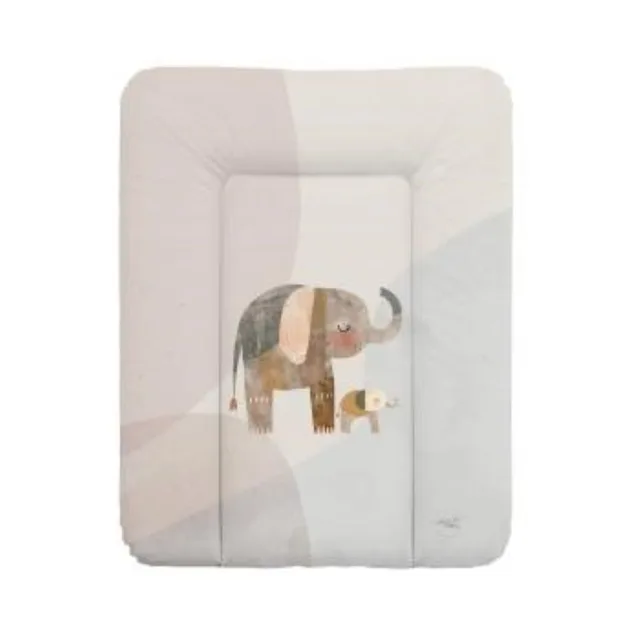 Ceba Měkká přebalovací podložka 50×70 cm Basic – na komodu pro miminko - Sloni