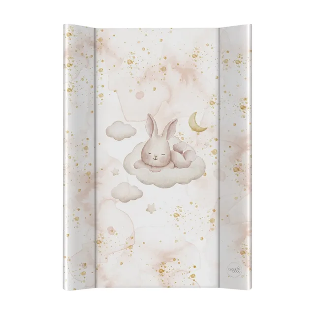 Ceba Podložka přebalovací 2-hranná s pevnou deskou (50x70) Ultra Light Sleepy Bunny