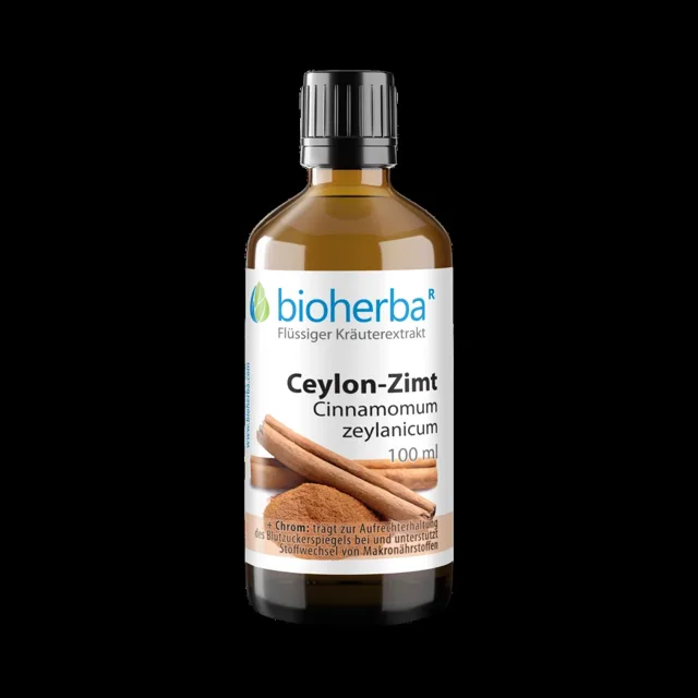 Cejlonská skořice kapky – tinktura – 100 ml – Bioherba