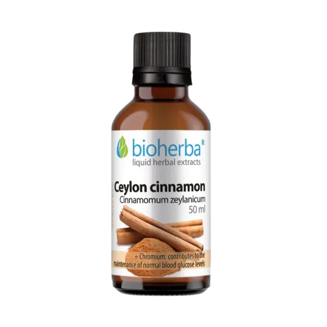 Cejlonská skořice – tinktura kapky – 50 ml – Bioherba