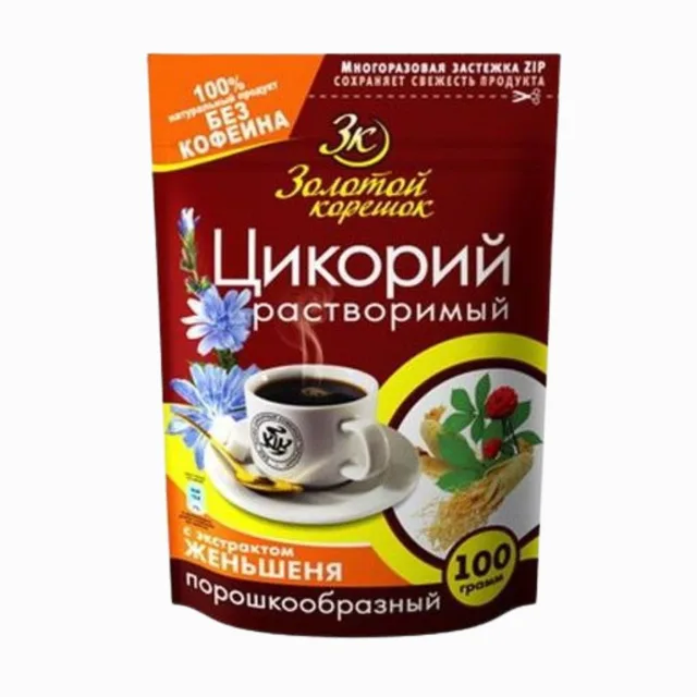 Čekanková káva s ženšenem - 100 g - Zolotoi