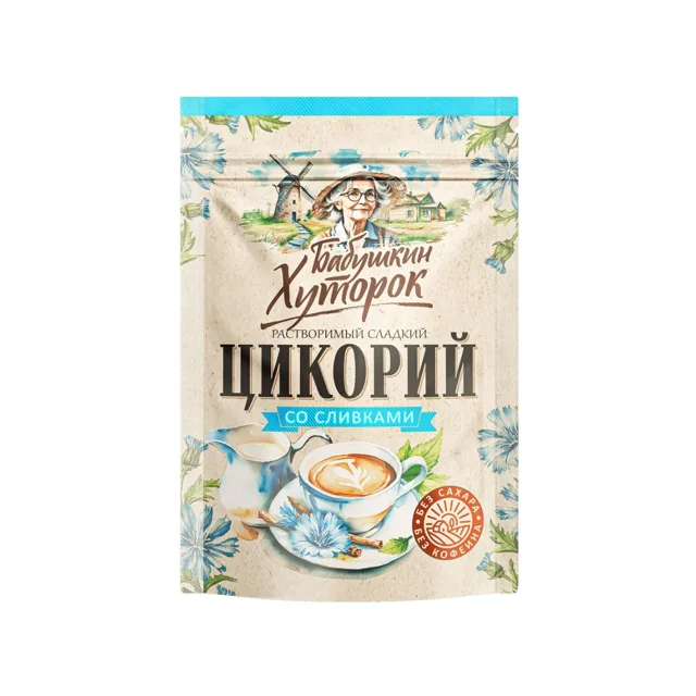 Čekanková káva se stévií a rostlinnou smetanou - 100 g - Hutorok