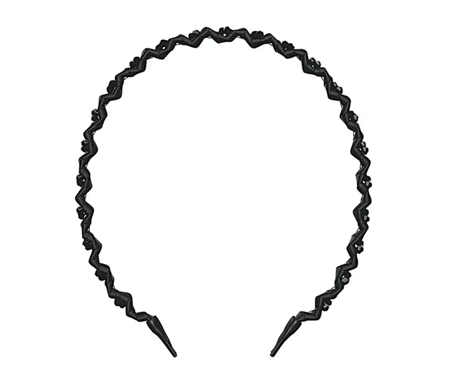 Čelenka do vlasů Invisibobble Hairhalo Black Sparkle - černá + dárek zdarma