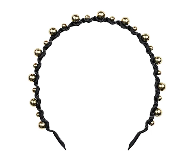 Čelenka do vlasů Invisibobble Hairhalo Black Time To Shine You Are A Star - černá + dárek zdarma