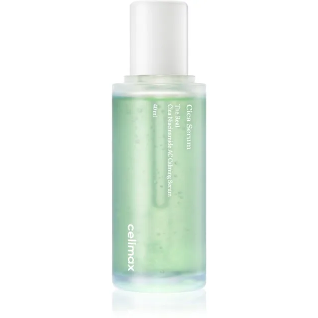 celimax The Real Cica Niacinamide AC Calming Serum zklidňující sérum pro citlivou pleť se sklonem k akné 40 ml