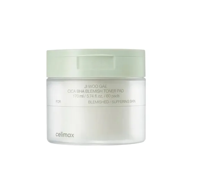Celimax Tonizační tampony Cica BHA Blemish Toner Pad 60 ks