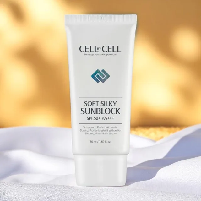 Cell by Cell - Soft Silky Sun Block SPF50+ PA+++ - Hydratační SPF - 50 ml