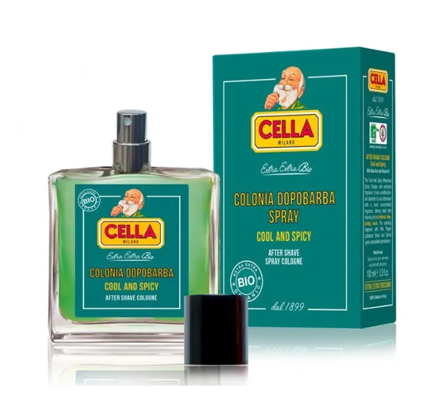 Cella BIO Afteshave Cologne Cool and Spicy kolínská voda po holení 100 ml