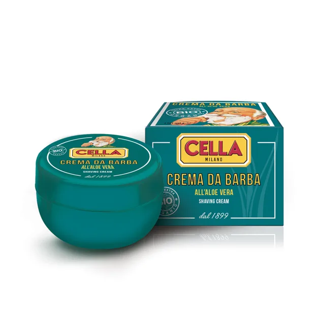 Cella BIO Aloe Vera krémové mýdlo na holení 150 ml