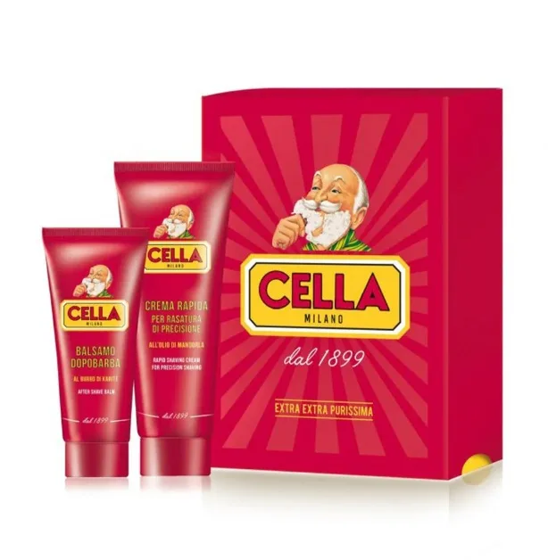 Cella Milano Traditional krém na holení 150 ml + balzám po holení 100 ml sada